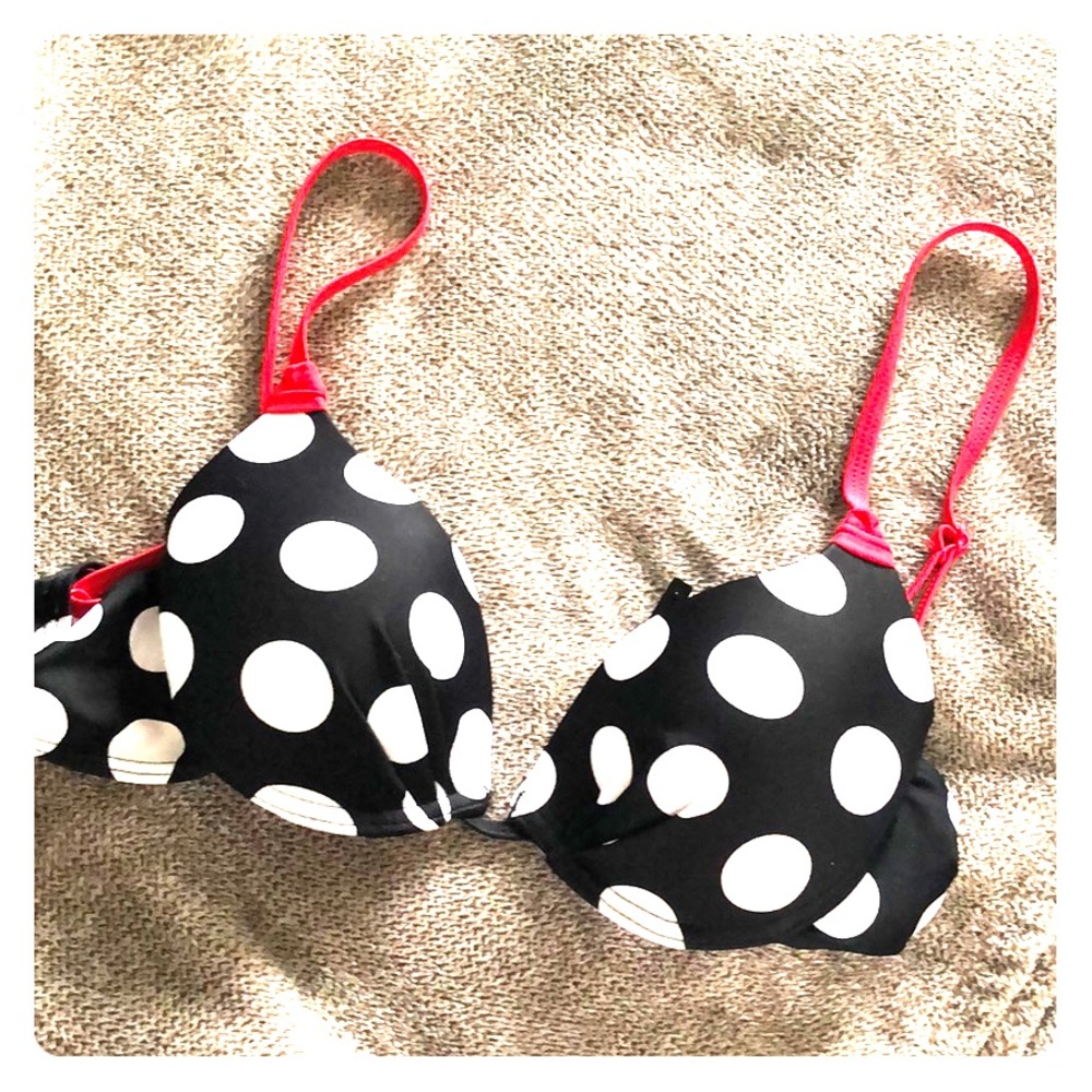 Polka Dot Bikini Top